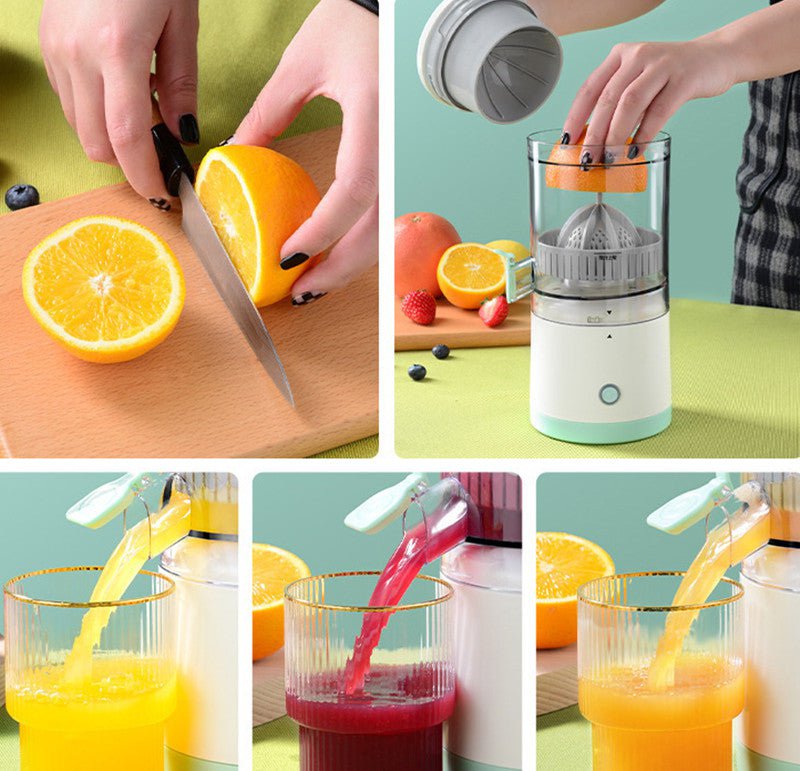 STORAZONE Kitchen Green / USB Portable USB Mini Electric Juicer Mixer Extractors Rechargeable Blender Fruit Fresh Juice Lemon Maker Cup Household Machine