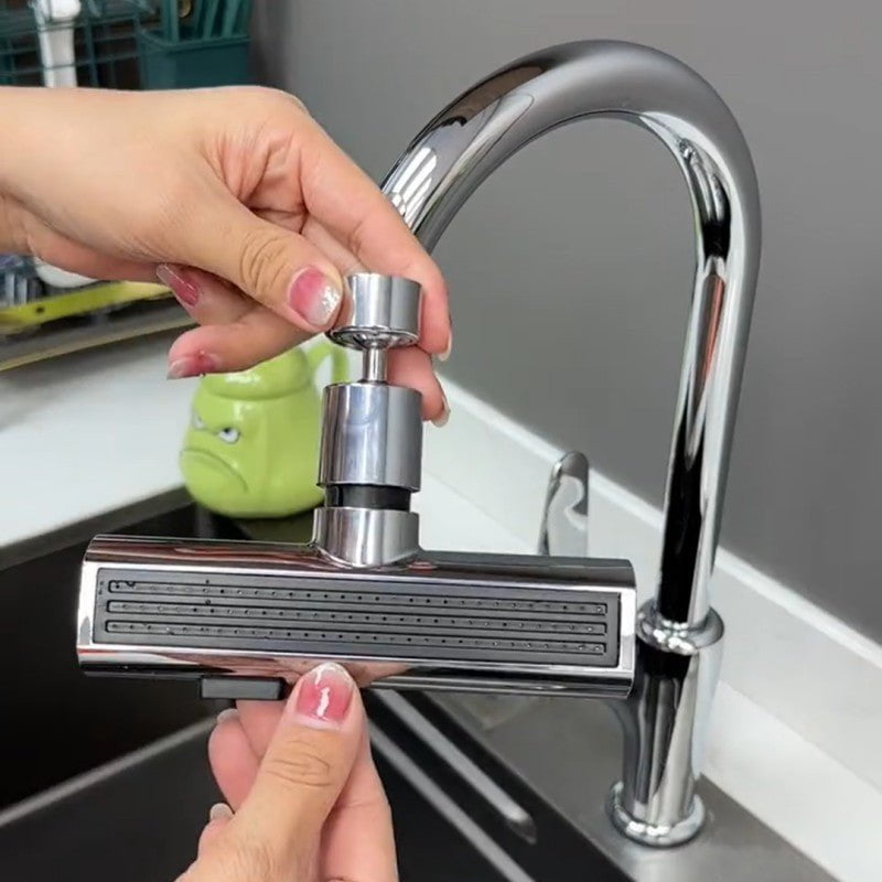 STORAZONE Kitchen Kitchen Faucet Waterfall Outlet Splash Proof Universal Rotating Bubbler Multifunctional Water Nozzle Extension Kitchen Gadgets