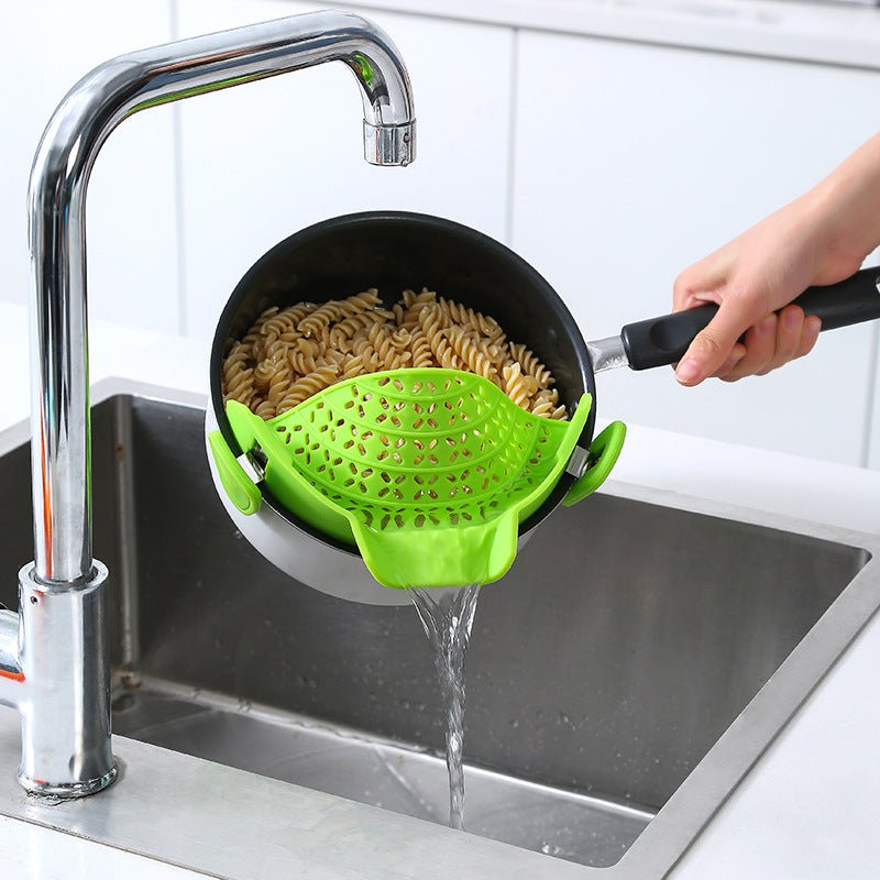 STORAZONE Kitchen Kitchen Gadgets Silicone Pot Side Drain Stopper