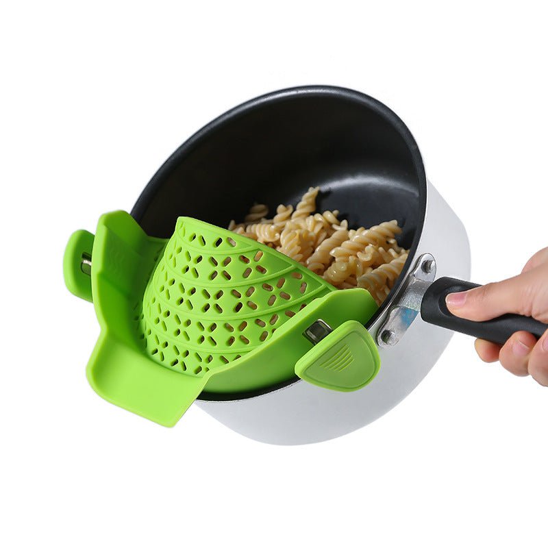 STORAZONE Kitchen Kitchen Gadgets Silicone Pot Side Drain Stopper