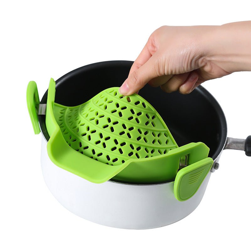STORAZONE Kitchen Kitchen Gadgets Silicone Pot Side Drain Stopper