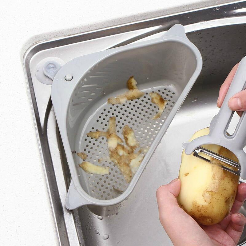 STORAZONE Kitchen Kitchen Sink Multi-function Triangle Storage Rack Multi-purpose Dishwashing Sponge Drain Rack Storage Rack