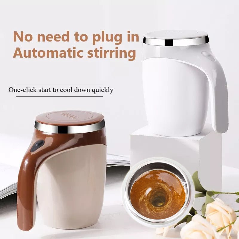 STORAZONE Kitchen Rechargeable Model Automatic Stirring Cup Coffee Cup High Value Electric Stirring Cup Lazy Milkshake Rotating Magnetic Water Cup