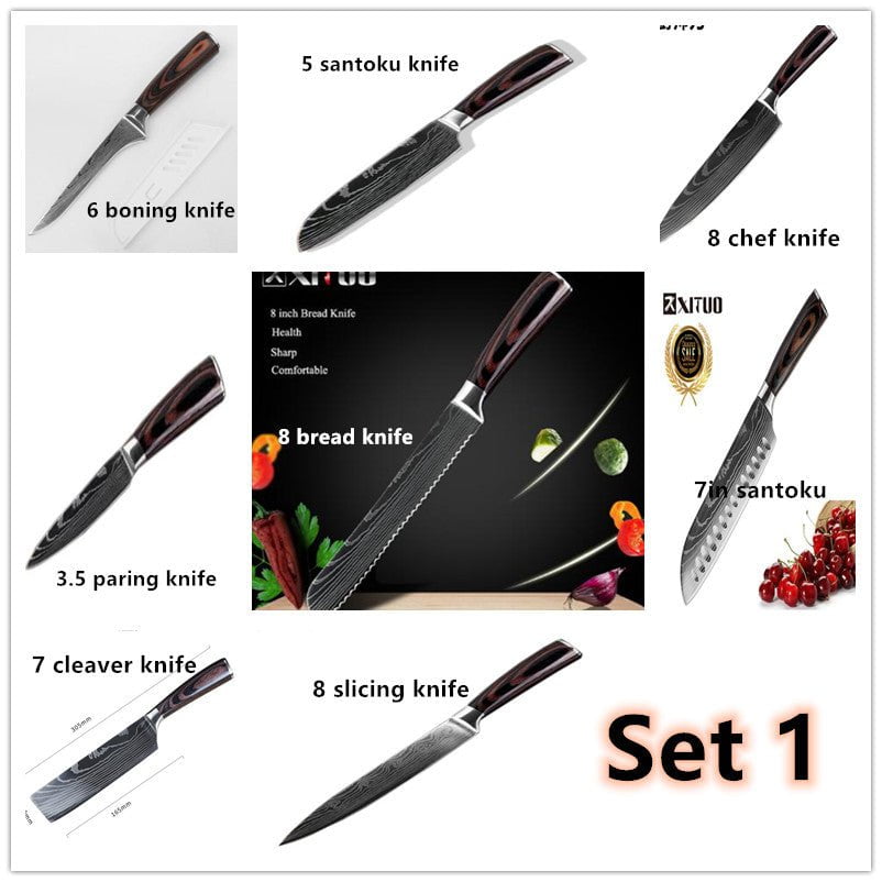 STORAZONE Kitchen Set 1 Carpenter's Special Set 6-piece Set 8-piece Set Knife Chef Knife Kitchen Knife Cooking