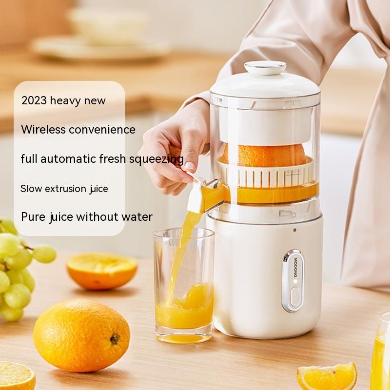 STORAZONE Kitchen Simple White Multifunctional Wireless Electric Juicer Steel Orange Lemon Blender USB Portable Mini Fruit Squeezer Pressure Juicer Kitchen