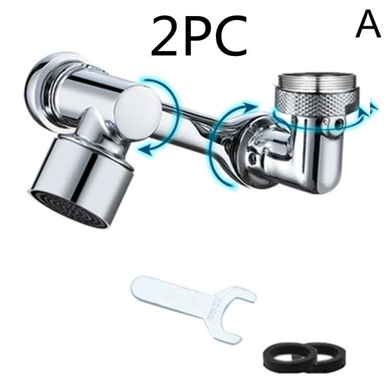 STORAZONE Kitchen Single mode / 2PCS Universal 1080 Swivel Faucet Aerator Multifunction Faucet Extender Universal Swivel Splash Resistant Shower