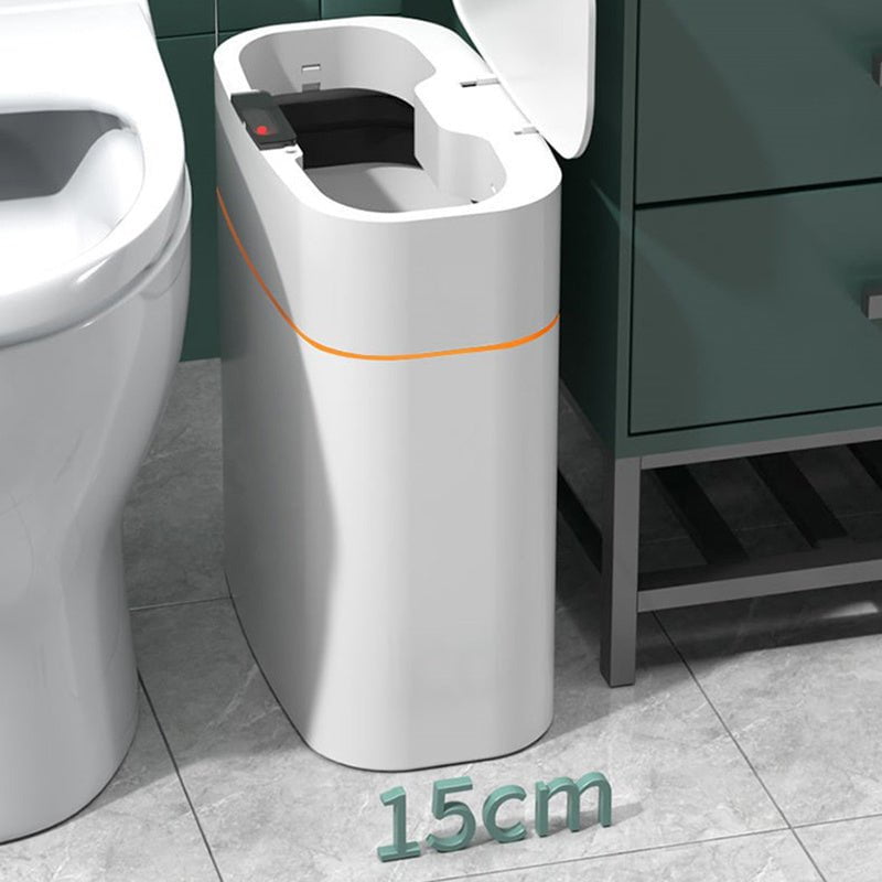 STORAZONE Kitchen Smart Trash Can With Lid For Bedroom And Living Room Kitchen Storage Box Trash Can Induction Small Car Box Automatic Smart Dustbin Smart Trash Bin