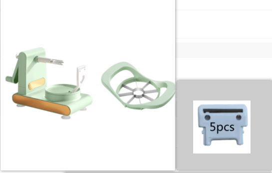 STORAZONE Kitchen Suit2. / Peeler Splitter Hand-cranked Multifunctional  Peeler Machine Home Peeler Cutter Kitchen Slicer Tools With Gadgets Fruit  Corer Kitchen Gadgets