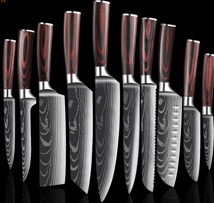 STORAZONE Kitchen Ten piece set Carpenter's Special Set 6-piece Set 8-piece Set Knife Chef Knife Kitchen Knife Cooking