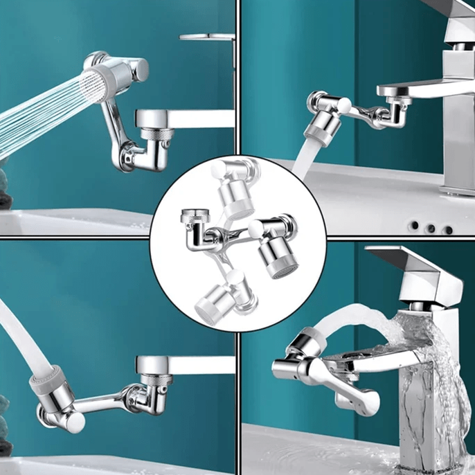 STORAZONE Kitchen Universal 1080 Swivel Faucet Aerator Multifunction Faucet Extender Universal Swivel Splash Resistant Shower