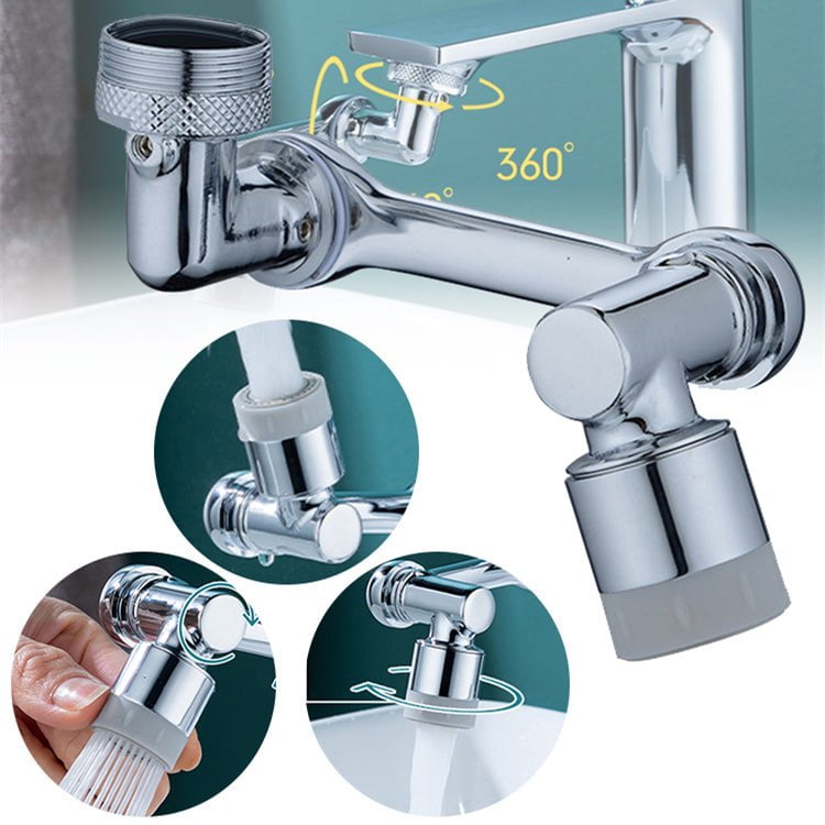 STORAZONE Kitchen Universal 1080 Swivel Faucet Aerator Multifunction Faucet Extender Universal Swivel Splash Resistant Shower