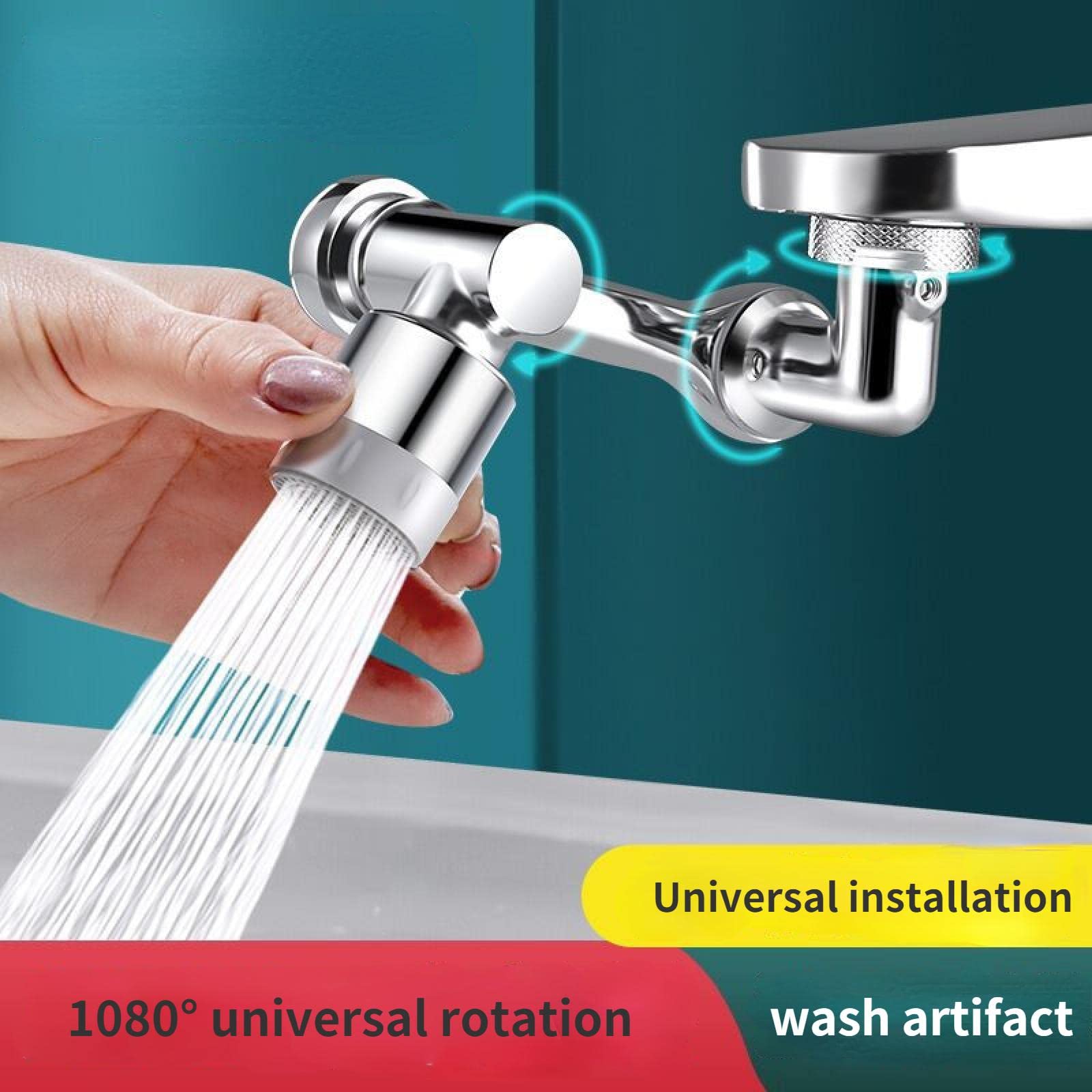 STORAZONE Kitchen Universal 1080 Swivel Faucet Aerator Multifunction Faucet Extender Universal Swivel Splash Resistant Shower