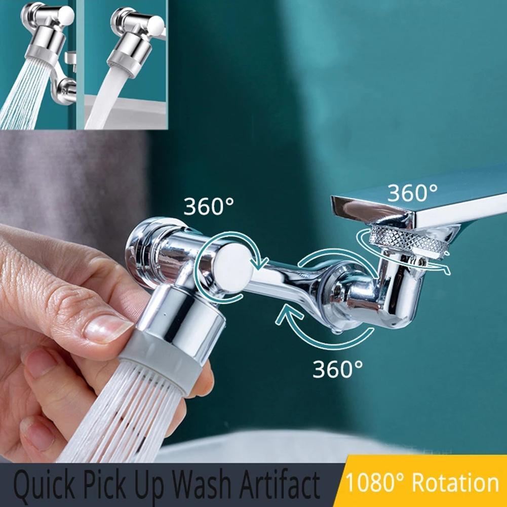 STORAZONE Kitchen Universal 1080 Swivel Faucet Aerator Multifunction Faucet Extender Universal Swivel Splash Resistant Shower