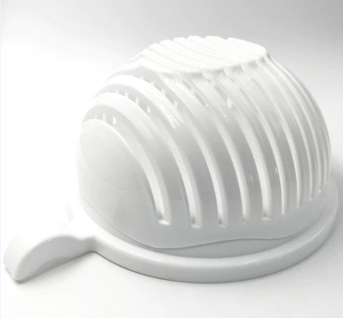 STORAZONE Kitchen White Creative Salad Cutter Fruit and Vegetable Cutter