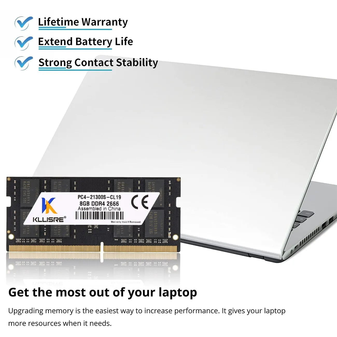Storazone Kllisre DDR3 DDR4 8GB 4GB 16GB Laptop Ram 1333 1600 2400 2666 3200 DDR3L 204pin Sodimm Notebook Memory