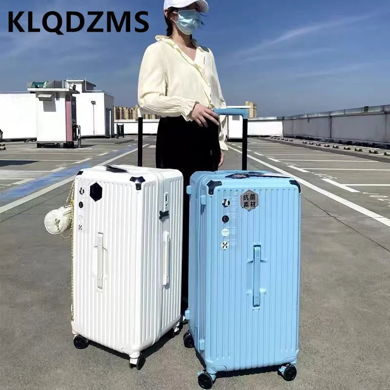 Storazone KLQDZMS 22"24"26"28"30"32"34" Luggage New PC Rolling Trolley Case Women Large Capacity Fashion Password Package Men's Suitcase