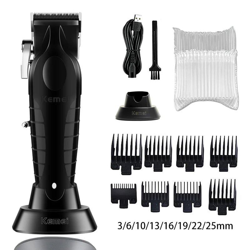 Storazone KM-2296 without box Kemei KM-2296 KM-2299 KM-1102 Hair Clipper Kit Men's Electric Shaver Hair Trimmer Machine Professional Hair Cutting Machine