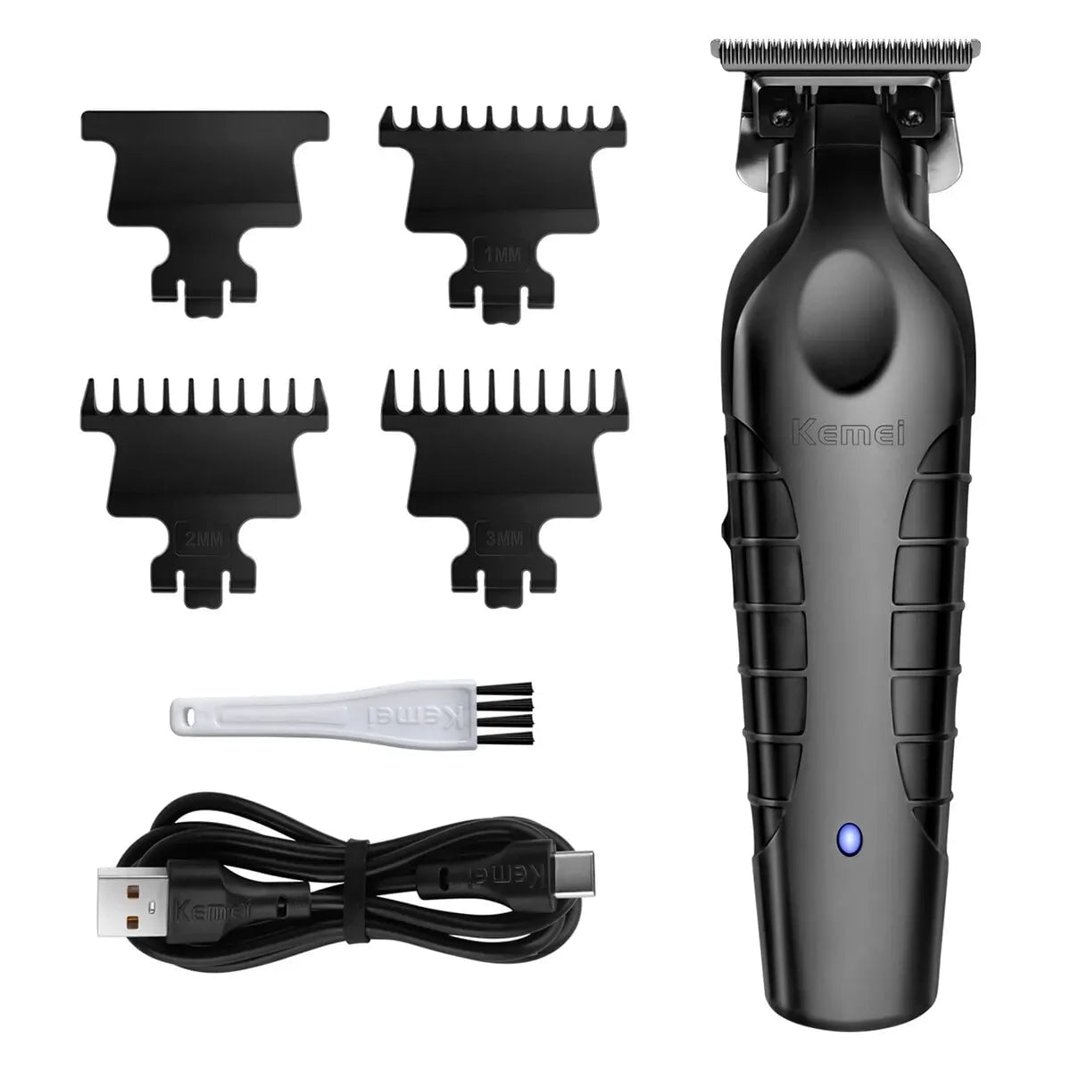 Storazone km-2299 KEMEI Professional T-Outliner Beard & Hair Trimmer for MenBump Free Technology - Cordless Electric Beard Trimmer