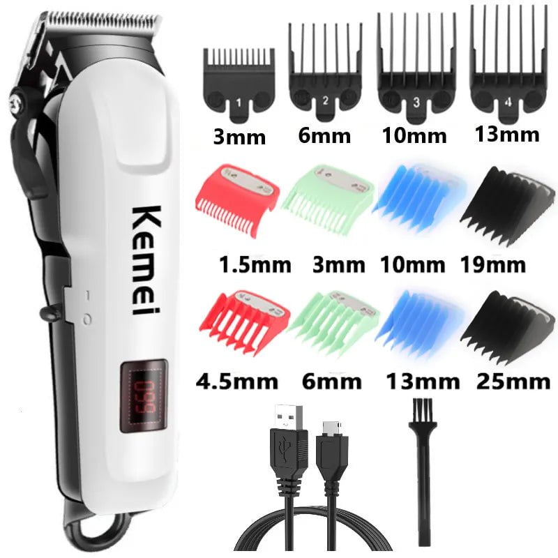 Storazone KM-809A-B Electric Hair Clipper Hair Cut Maching Wireless Trimmer men Professional Clipper Machine Rechargeable Hair Cut Barber 809A