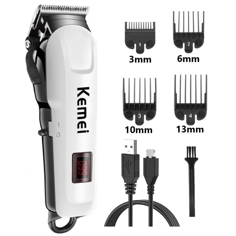 Storazone KM-809A Electric Hair Clipper Hair Cut Maching Wireless Trimmer men Professional Clipper Machine Rechargeable Hair Cut Barber 809A