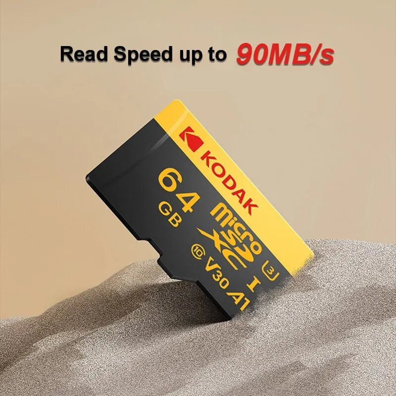 Storazone KODAK Memory Card Driving Recorder 32GB 64GB Micro SD Memory Card For Mobile Phone PC Earphone Speaker HD Camera Game Switch
