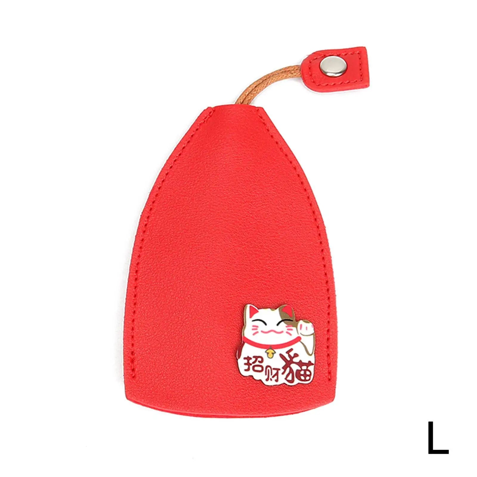 Storazone L / China Cute Fruits Unisex Pull Type Key Bag Housekeepers Car Key Holder Case New Leather Keychain Pouch PU Leather Key Wallets