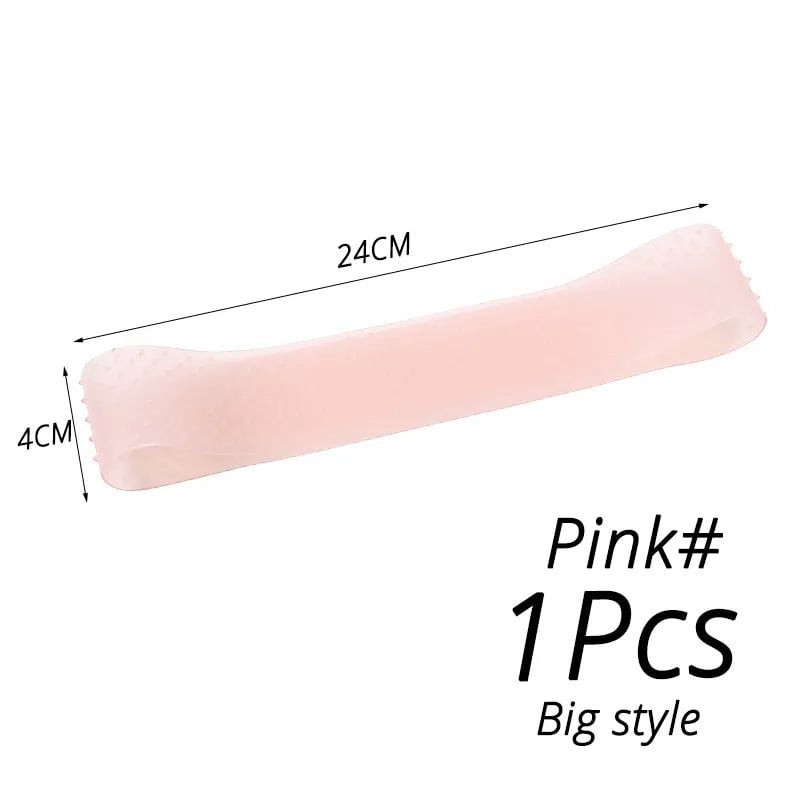 Storazone L pink 1pcs Elastic Soft Silicon Wig Grip Top Silicone Wig Grip Band 4 Colors Small Size Headband Non Slip Wigs Hold Transparent Band