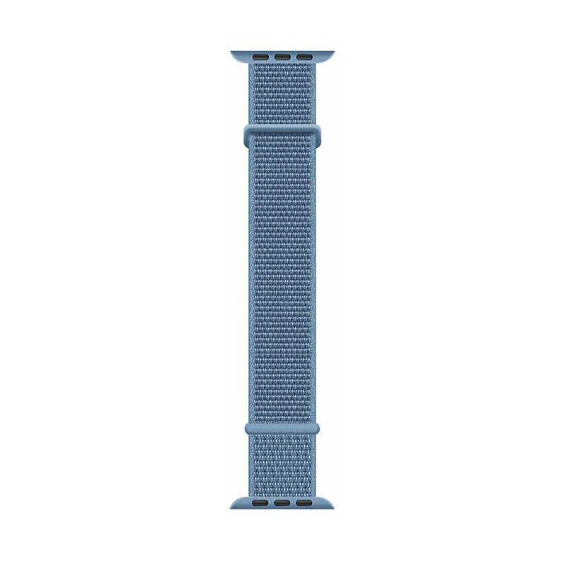 Storazone Lake blue / 38mm 40mm 41mm Nylon Band for Apple Watch Strap 49mm 45mm 41mm 44mm 40mm 42mm 38mm Adjustable Elastic Bracelet iWatch Ultra Series 3 4 5 SE 678