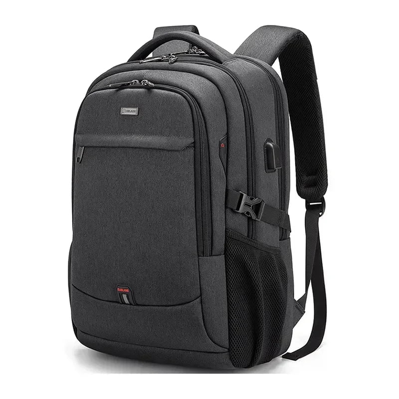 Storazone Laptop Backpack For Men 17.3''Large Capacity Backpack USB Port Bag Business Backpack Oxford Wear-resistant Waterproof Travel Bag