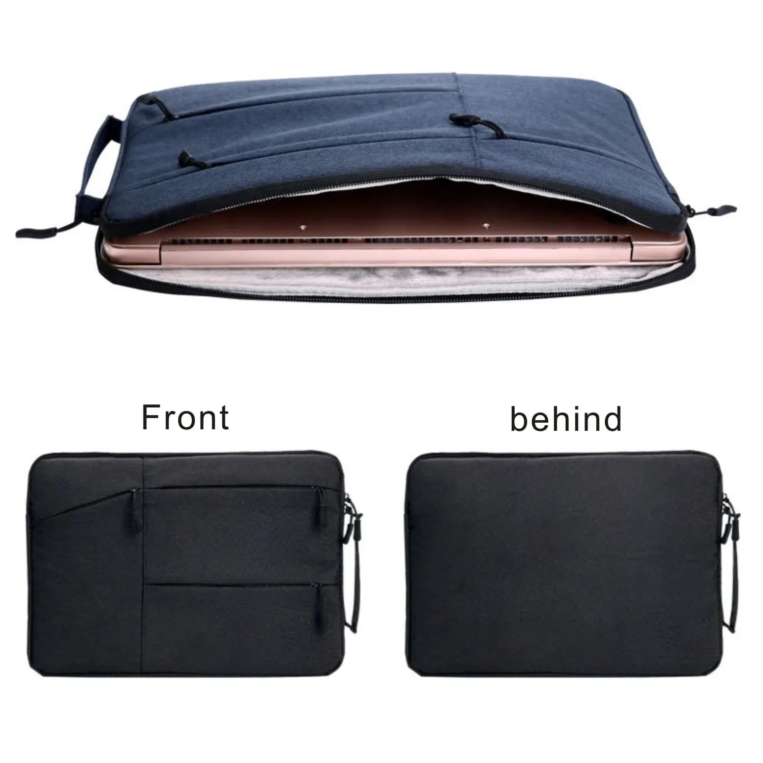 Storazone Laptop Bag PC Case 13 14 15 Cover Funda Sleeve Portable Case For Macbook Air Pro 12 13.3 14.1 15.6 Inch Redmi Mac book M1 Laptop