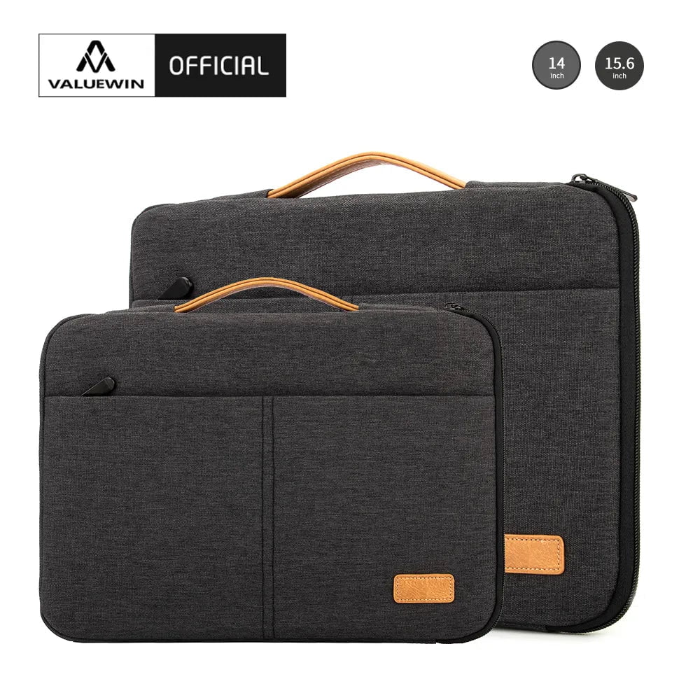 Storazone Laptop Sleeve bag 14 15.6 Inch Notebook Pouch For Macbook HP Dell Acer Shockproof Computer Briefcase Travel Business Men Case