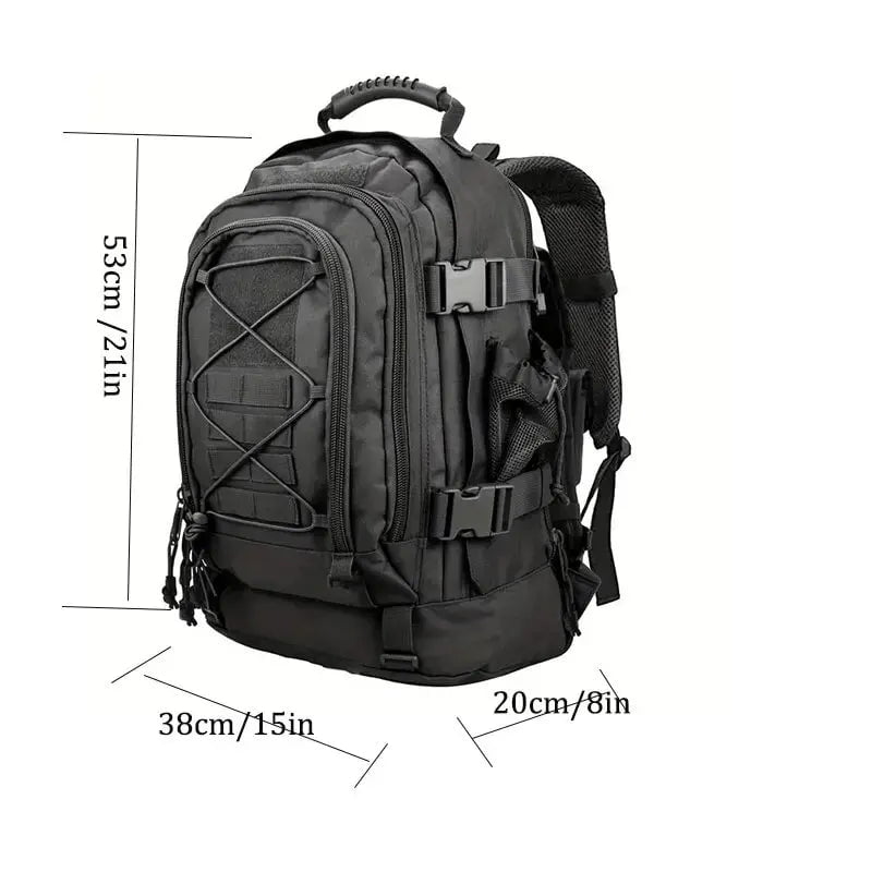 Storazone Large Capacity 40L-64L Outdoor Tactical Military Tactics Backpack Travel Hiking Camping Fishing Tool Backpack for Men Women