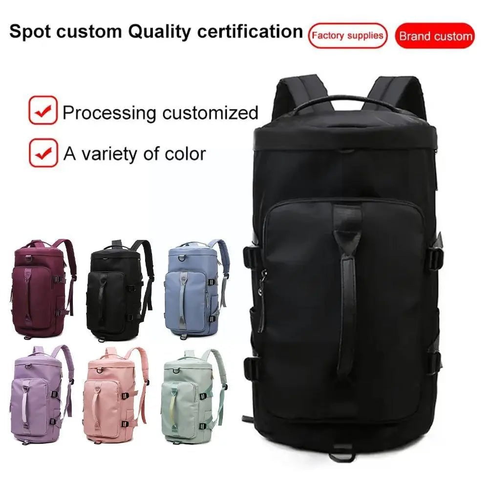 Storazone Large Capacity Storage Bag Travel Bag Tote Carry On Duffel Luggage Waterproof Backpack Handbag Oxford Shoulder Women