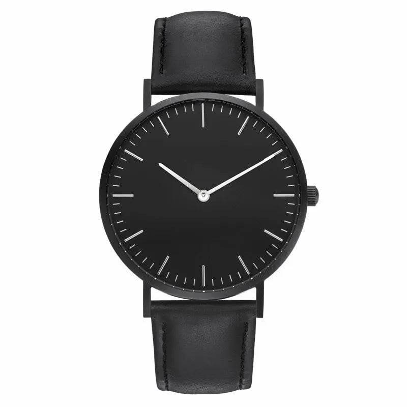 Storazone Leather Black Black Luxury Rose Gold Watch Women Bracelet Watches Top Brand Ladies Casual Quartz Watch Steel Women's Wristwatch Montre Femme Relogio