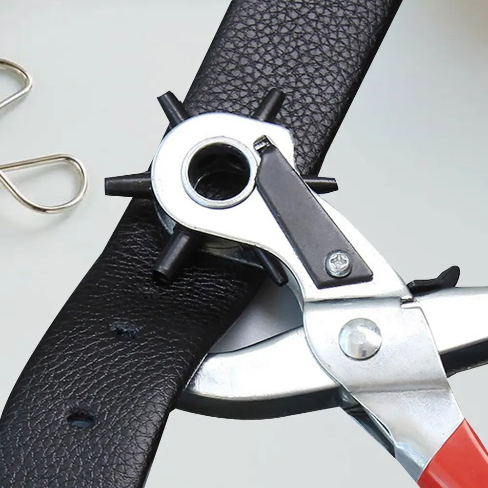 Storazone Leather Hole Punch Leather Tools Multifunctional Ordinary Carbon Steel Belt Puncher Punching Tool Belt Hole Puncher Crafts Tool