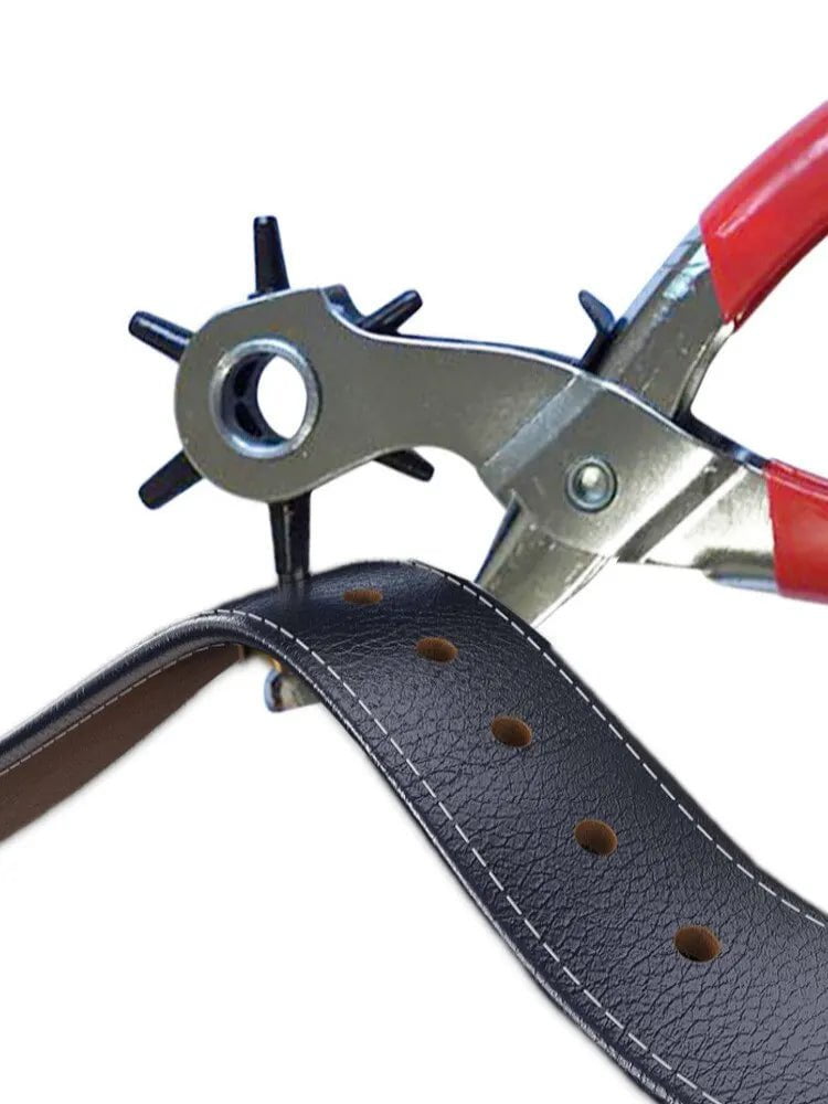 Storazone Leather Hole Punch Leather Tools Multifunctional Ordinary Carbon Steel Belt Puncher Punching Tool Belt Hole Puncher Crafts Tool