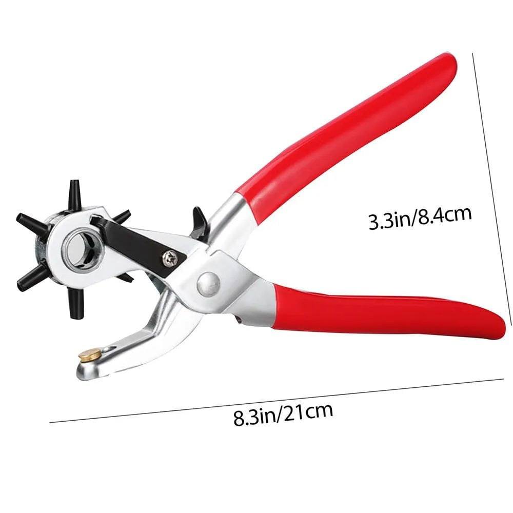 Storazone Leather Hole Punch Leather Tools Multifunctional Ordinary Carbon Steel Belt Puncher Punching Tool Belt Hole Puncher Crafts Tool