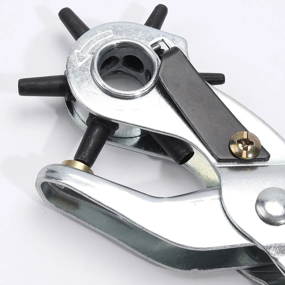 Storazone Leather Hole Punch Leather Tools Multifunctional Ordinary Carbon Steel Belt Puncher Punching Tool Belt Hole Puncher Crafts Tool