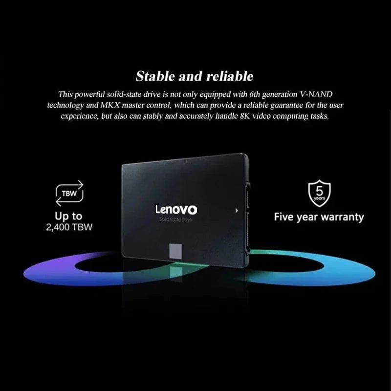 Storazone Lenovo 4TB Solid State Disk SSD 870 EVO 500GB 1TB 2TB Internal HDD Hard Drive Sata3 2.5 Inch For Laptop Microcomputer Desktop