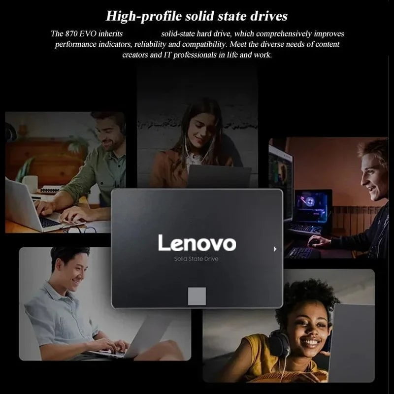 Storazone Lenovo 4TB Solid State Disk SSD 870 EVO 500GB 1TB 2TB Internal HDD Hard Drive Sata3 2.5 Inch For Laptop Microcomputer Desktop