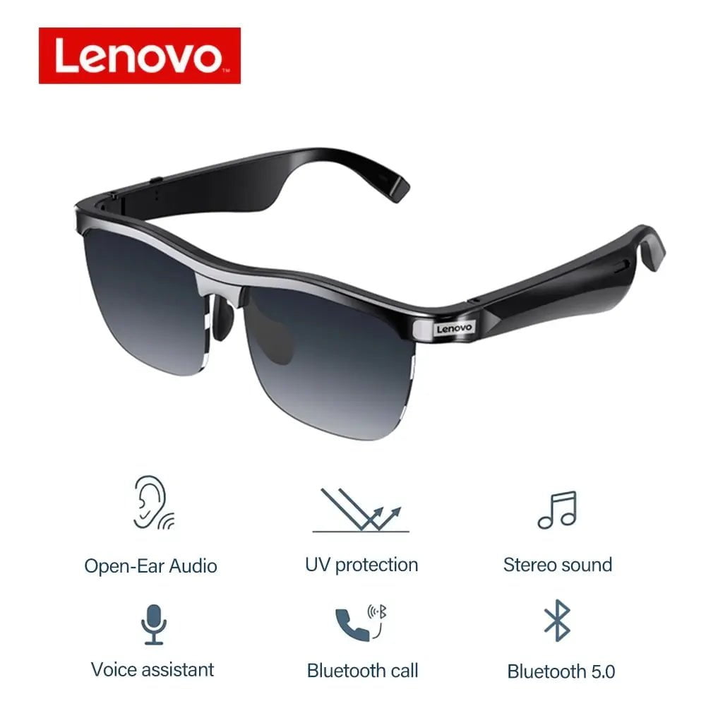 Storazone Lenovo MG10 Smart Music Sunglasses Earphones Wireless Bluetooth Headset HIFI Sound Headphone Driving Glasses Hands-free Call