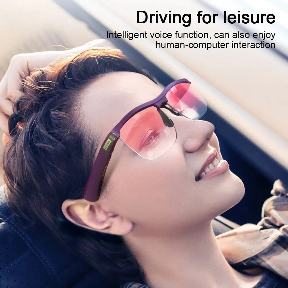 Storazone Lenovo MG10 Smart Music Sunglasses Earphones Wireless Bluetooth Headset HIFI Sound Headphone Driving Glasses Hands-free Call