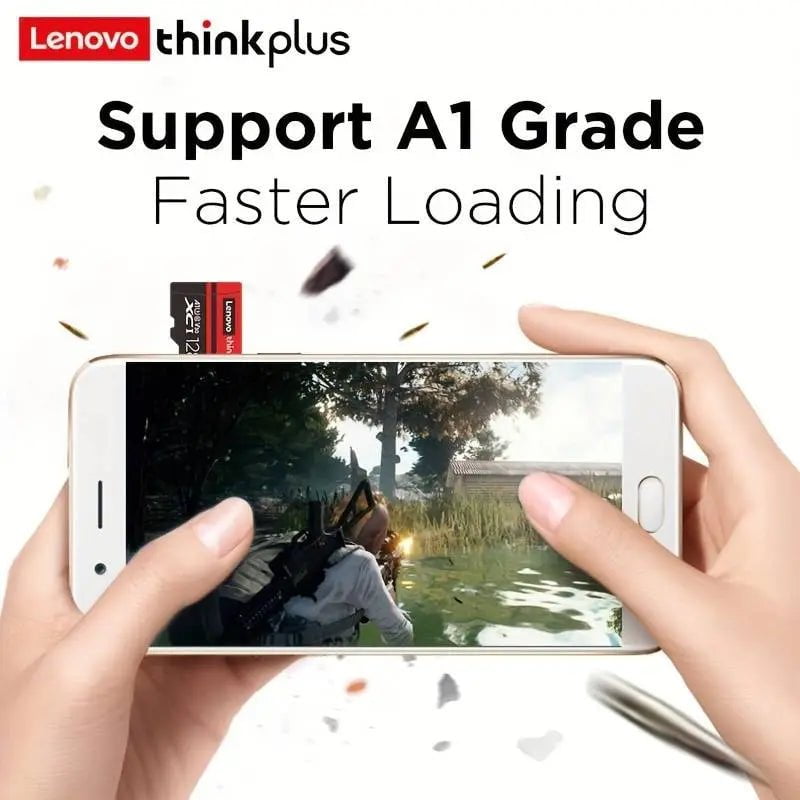 Storazone Lenovo ThinkPlus Mini SD Card Class 10 TF Flash Card 256GB 128GB 64GB 32GB Red & Black Memory Card For Mobile Phone PC Speaker H