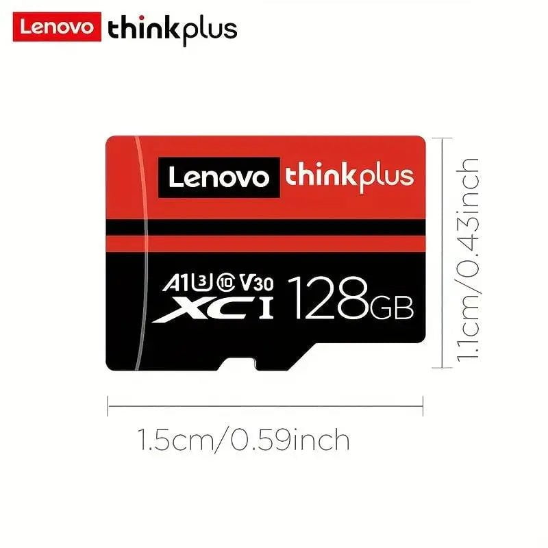 Storazone Lenovo ThinkPlus Mini SD Card Class 10 TF Flash Card 256GB 128GB 64GB 32GB Red & Black Memory Card For Mobile Phone PC Speaker H