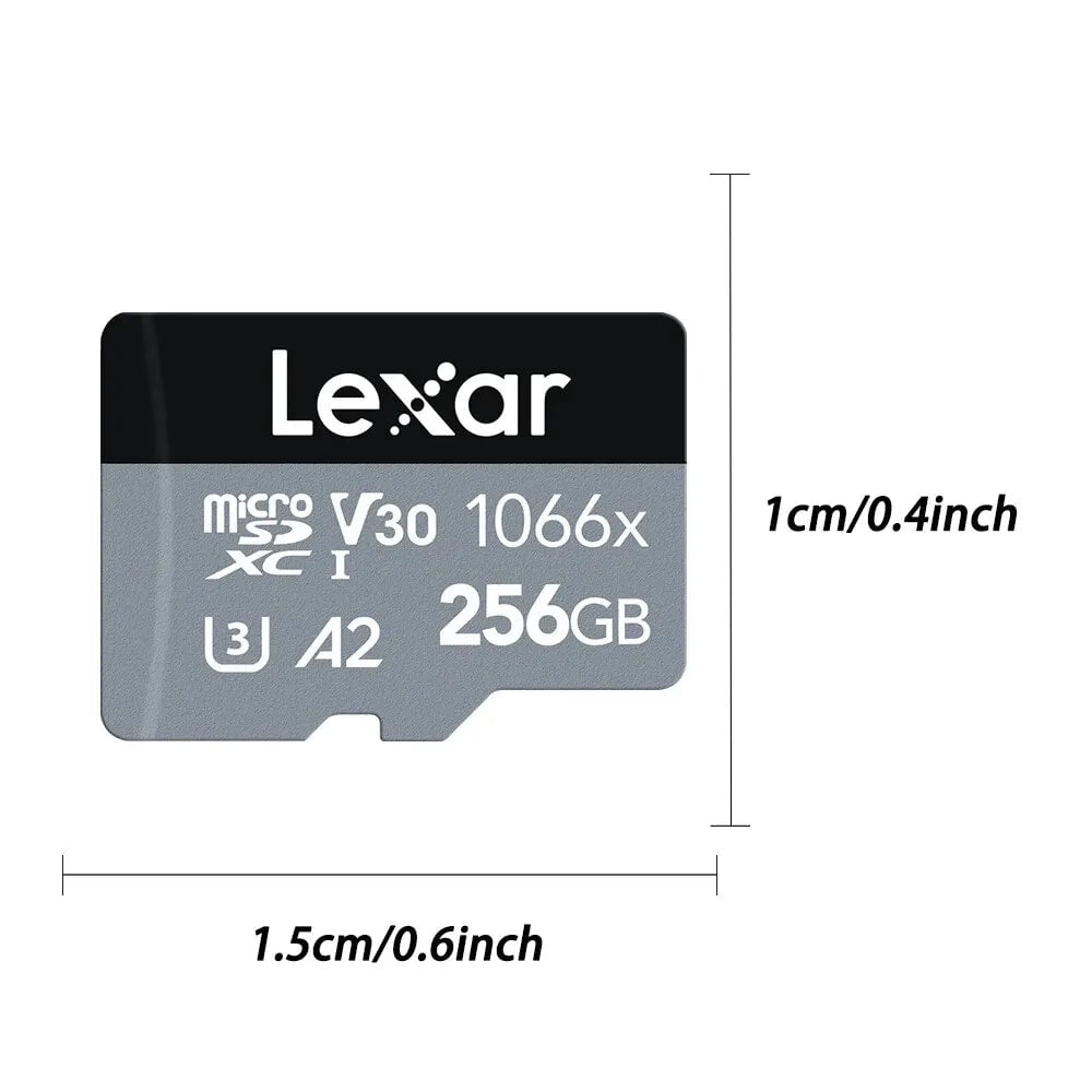 Storazone Lexar Micro SD Card 128GB 32GB 64GB 256GB 512GB Micro SD Card SD/TF Flash Card C10U1 U3 4K V10 V30 Memory Card MicroSD for Phone