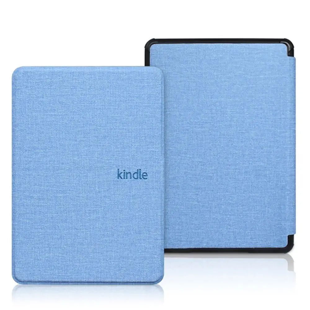 Storazone Light Blue Fabric Magnetic Smart Case For 6 All-new Kindle (2022 Release) 11th Generation Built-in Light 6 Inch Gen Cover Sleeve Funda