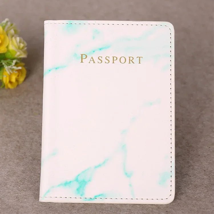 Storazone light blue2 New Simple Fashion Passport Cover World Thin Slim Travel Passport Holder Wallet Gift PU Leather Card Case Cover Unisex