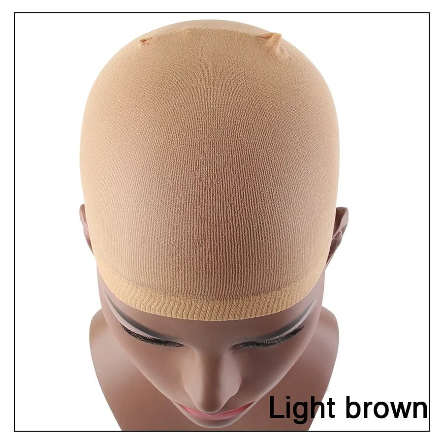 Storazone light brown / CHINA Alileader 2Pcs High Quality Wig Cap Brown Stocking Cap To Christmas Cosplay Wig Caps Stocking Elastic Liner Mesh For Making Wigs