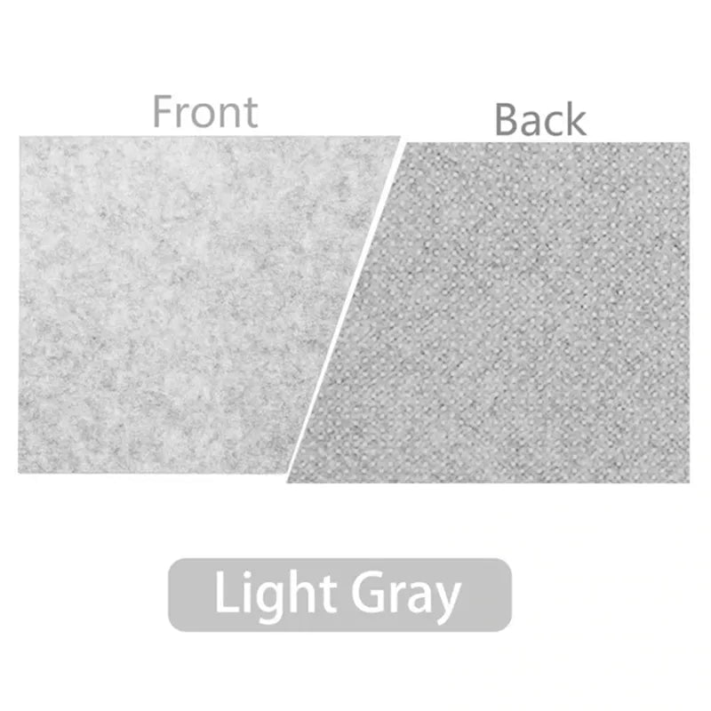 Storazone Light Gray / 60x30 cm Soft Breathable Large Computer Desk Mat Wool Felt Laptop Anti-Slip Mats Gamer Mouse Pad Simple and Comfortable for Cold Weather