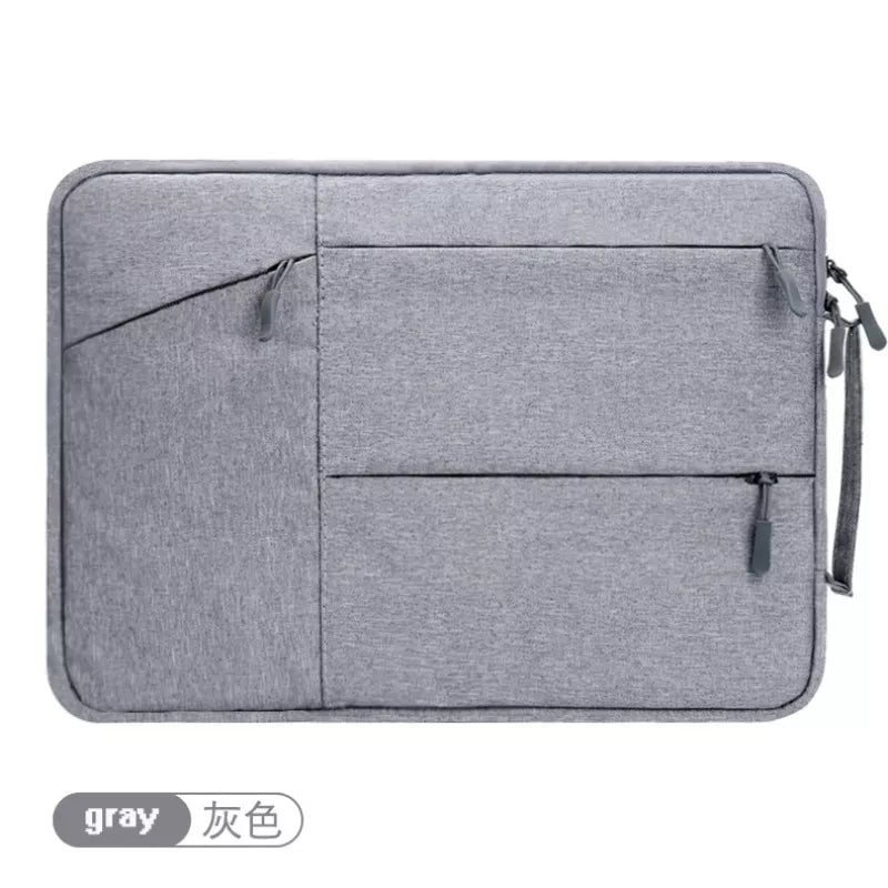 Storazone Light gray / For 12 Inch Laptop Bag PC Case 13 14 15 Cover Funda Sleeve Portable Case For Macbook Air Pro 12 13.3 14.1 15.6 Inch Redmi Mac book M1 Laptop